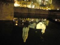 Girona-reflection in the river.jpg